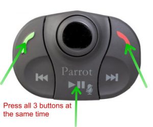 Parrot MKi remote pairing