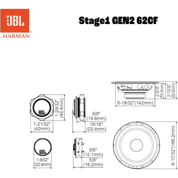 JBL Stage1 62CF Diagram