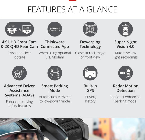 Thinkware U300 Pro features